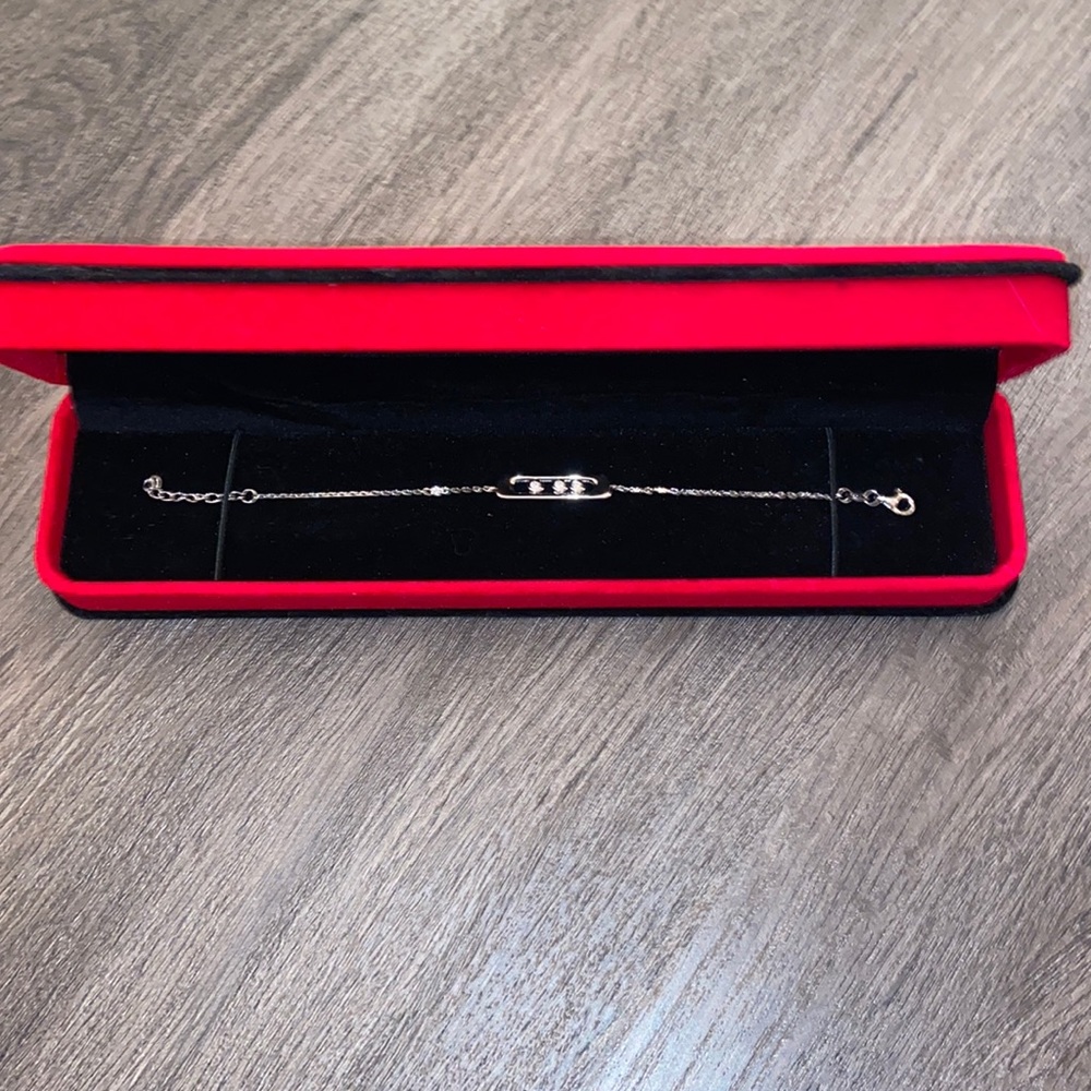 Crystal and silver Bracelet